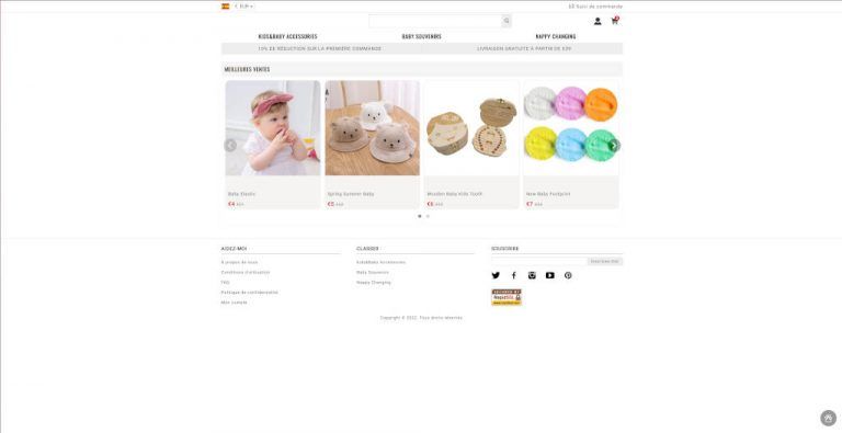 gasandalias.online tienda online dudosa artículos para bebés