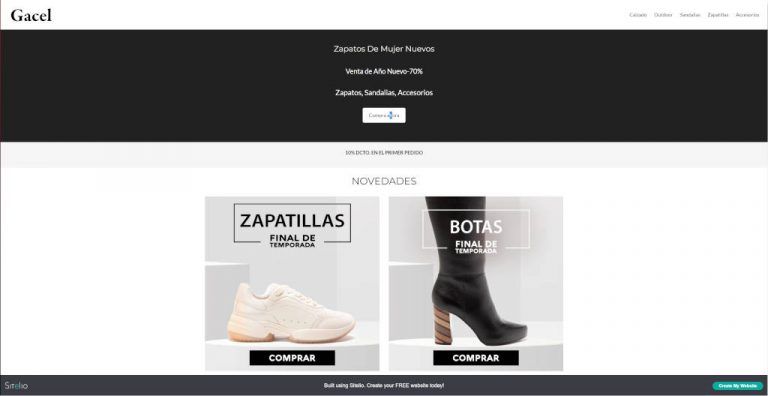 zapatosgacl.sitelio.me tienda online dudosa calzado