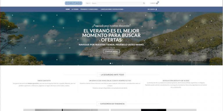 zonutago.com tienda online dudosa electrodomésticos