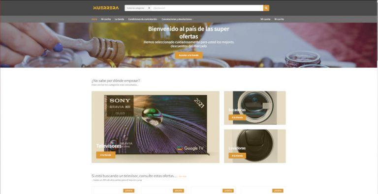 muerrera.com tienda online dudosa electrodomésticos