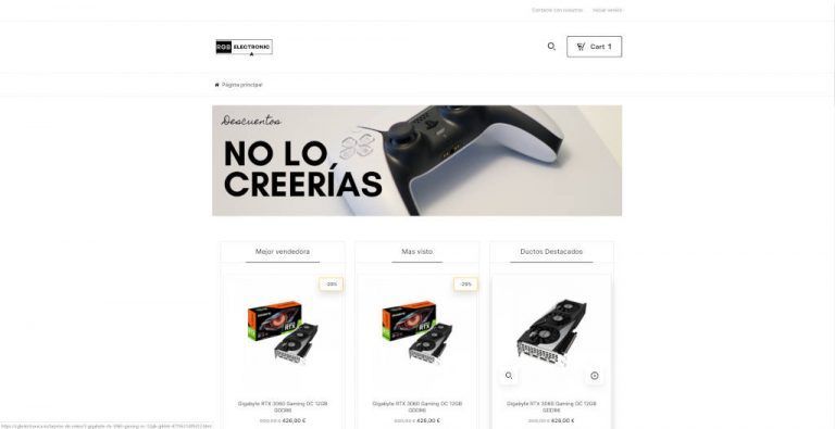 rgbelectronica.es tienda online dudosa electrónica