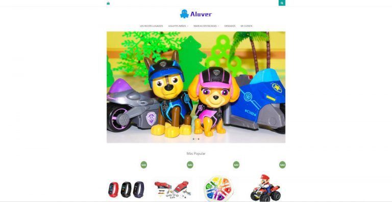 aluver.es tienda online dudosa juguetes