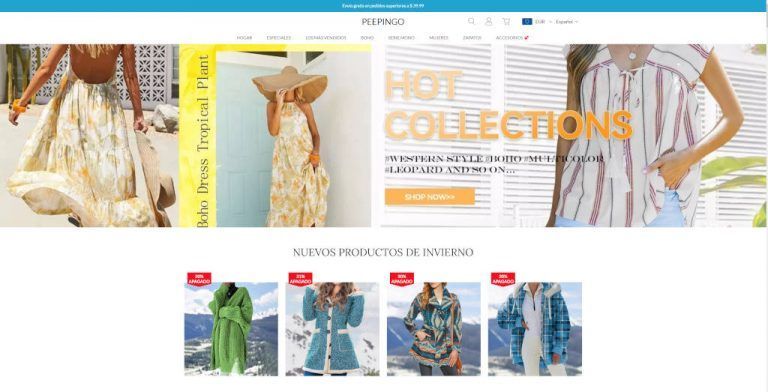 peepingo.com tienda online dudosa moda