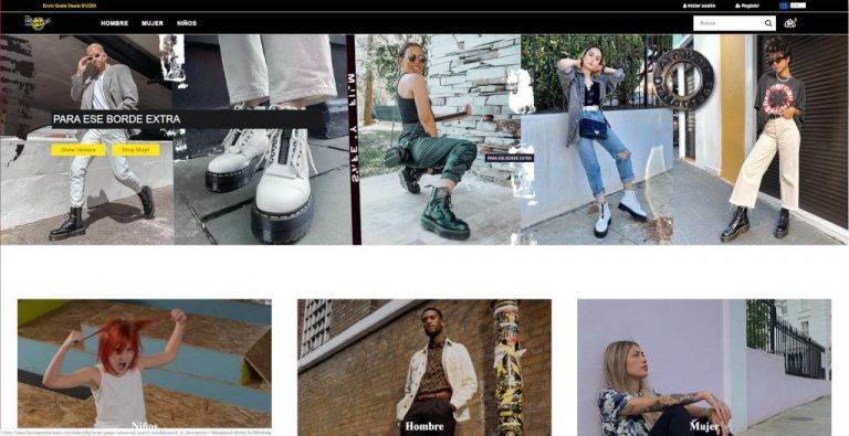 borcegosmartens.com tienda online dudosa calzado Dr. Martens