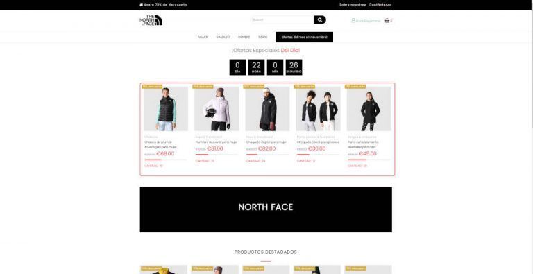 northfaceoutlet.shop tienda online dudosa The North Face