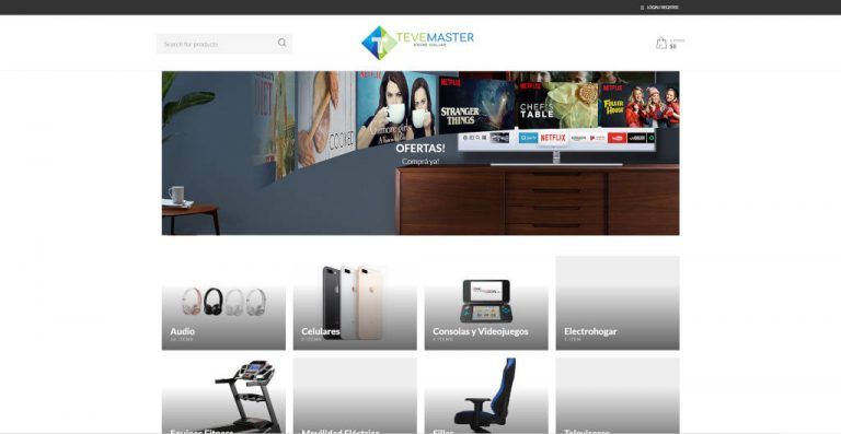 tevemaster.com tienda online dudosa productos electrónicos