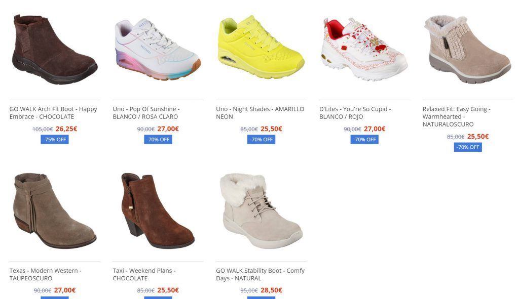 Skechers Sales.shop Tienda Online Dudosa