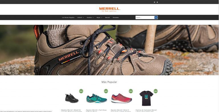terhaaklogistics.com tienda online dudosa Merrell