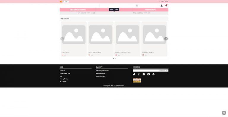 hemofertas.shop tienda online dudosa artículos para bebe