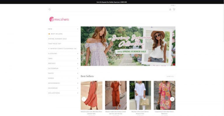 mxcshers.com tienda online dudosa moda