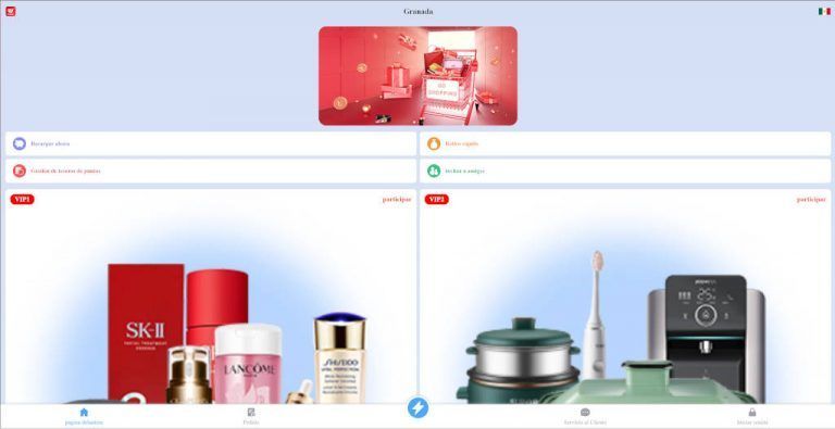 shop9805.com página de membresía