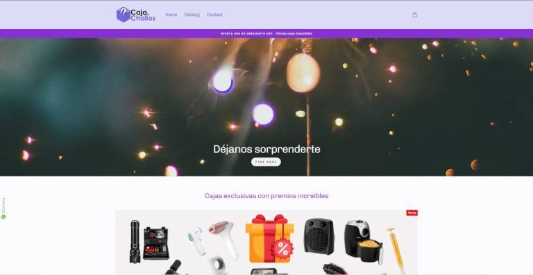 cajachollos.com tienda online dudosa multiproducto