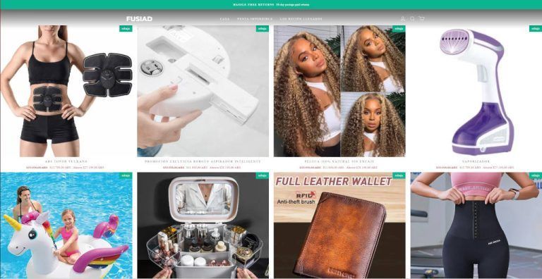 fusiad.com dubious multi-product online shop