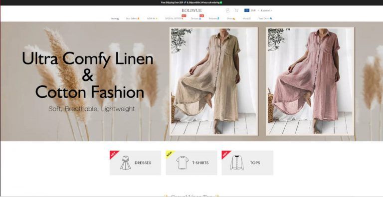 koliwue.com tienda online dudosa moda