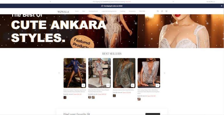 wonala.shop tienda online dudosa moda mujer