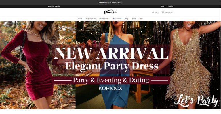 Kohiocx.com dubious fashion online shop