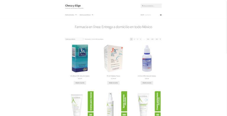 checayelige.mx tienda online dudosa productos de farmacia