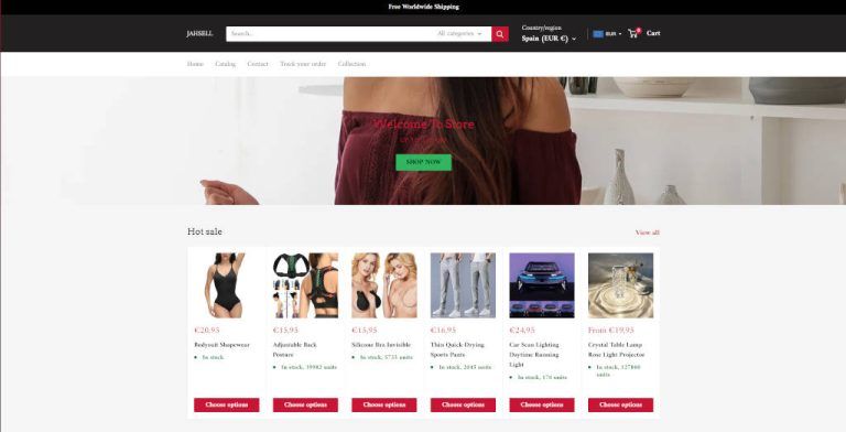 jahsell.com dubious multi-product online shop