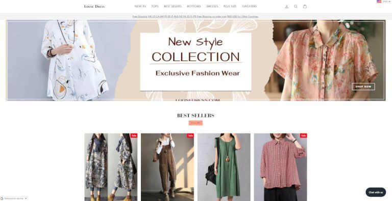 loosedress.com dubious fashion online shop