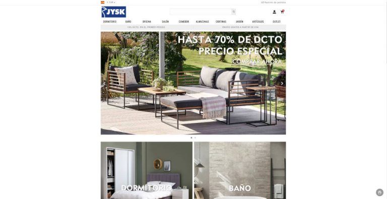 mueblestoutlets.online tienda online dudosa muebles Jysk