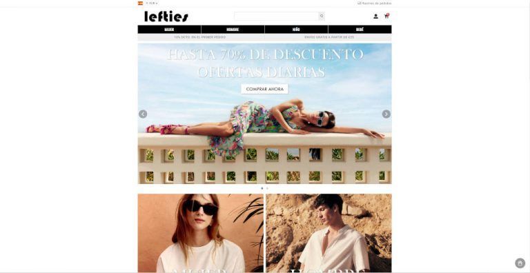 vestidonow.shop tienda online dudosa Lefties