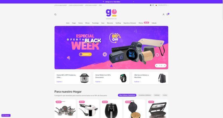 granoutlet.co tienda online dudosa multiproducto