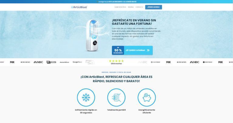 try.articblast.co tienda online dudosa monoproducto