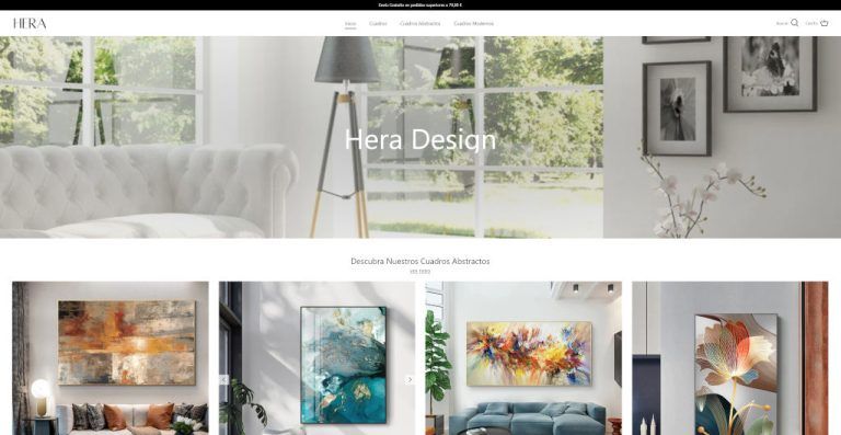 hera-design.co tienda online dudosa de cuadros