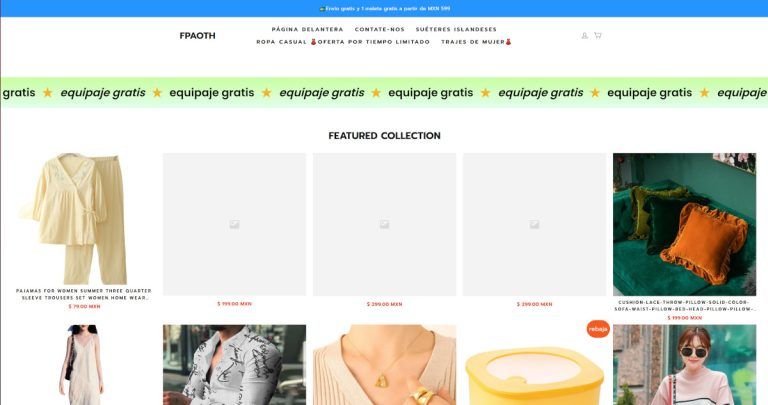 blosacie.com tienda online dudosa multiproducto