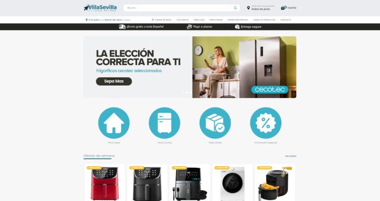 villa-sevilla.com tienda online dudosa multiproducto