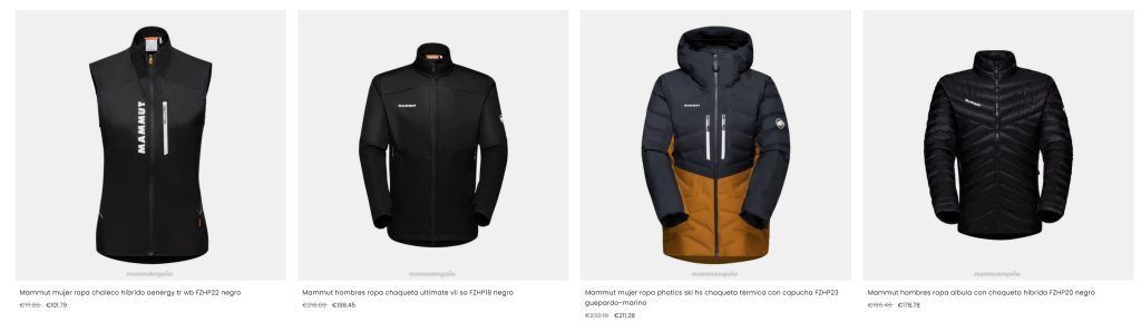 Mammutespania.com Tienda Online Dudosa