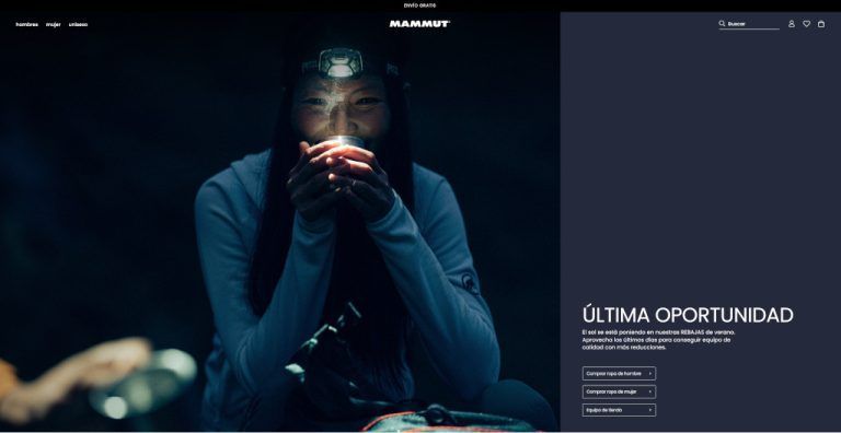 mammutespaña.com tienda online dudosa productos Mammut