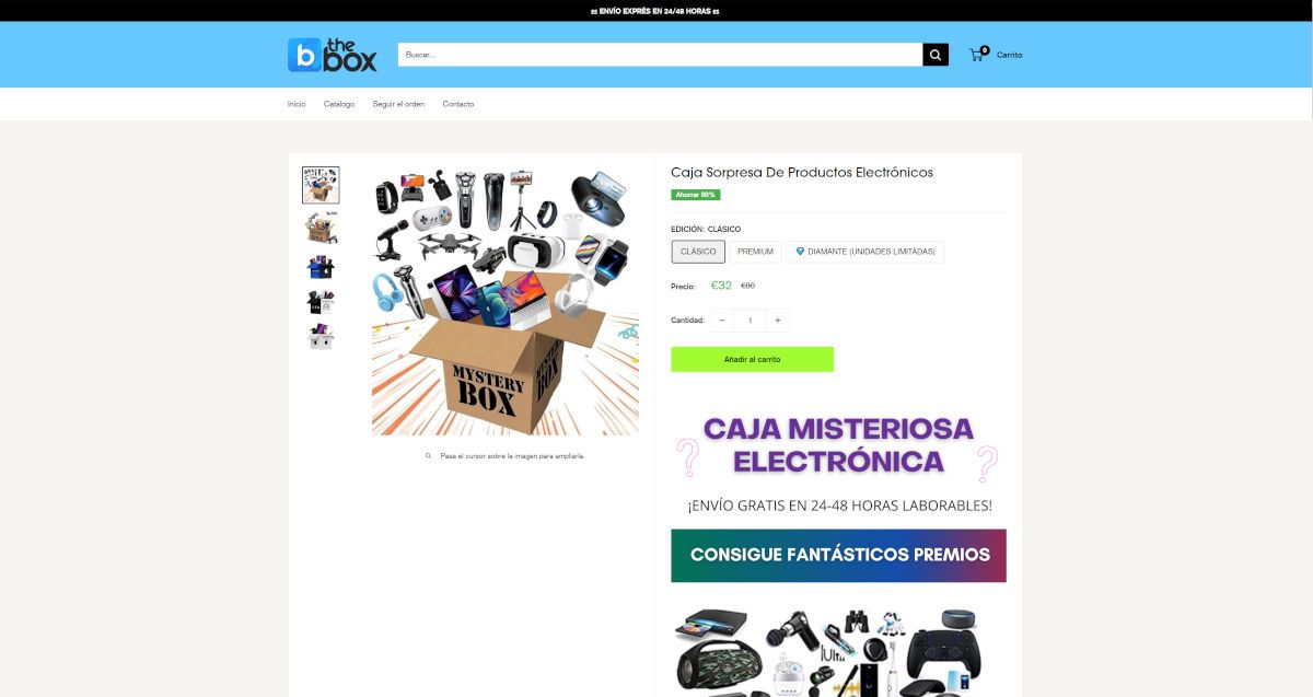 Theboxesp.com Tienda Online Dudosa Devoluciones De Amazon