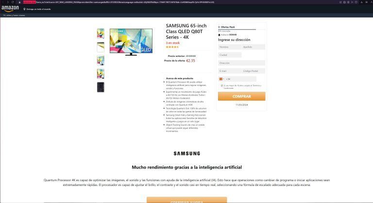 razkolom.shop tienda online dudosa de Amazon