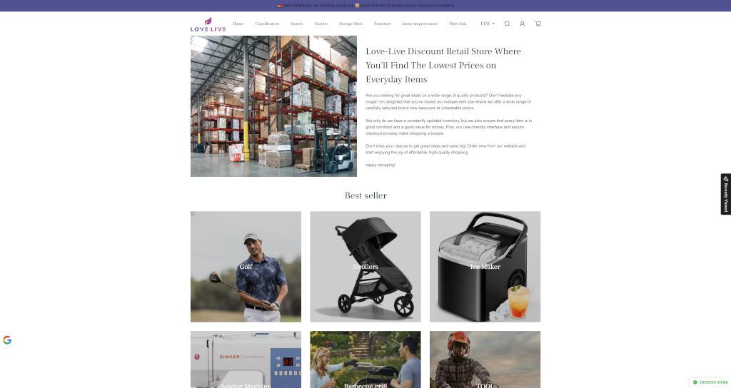 Shopfast.live Tienda Online Dudosa Multiproducto