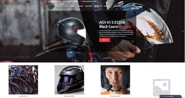 zeensports.com tienda online dudosa artículos para motos