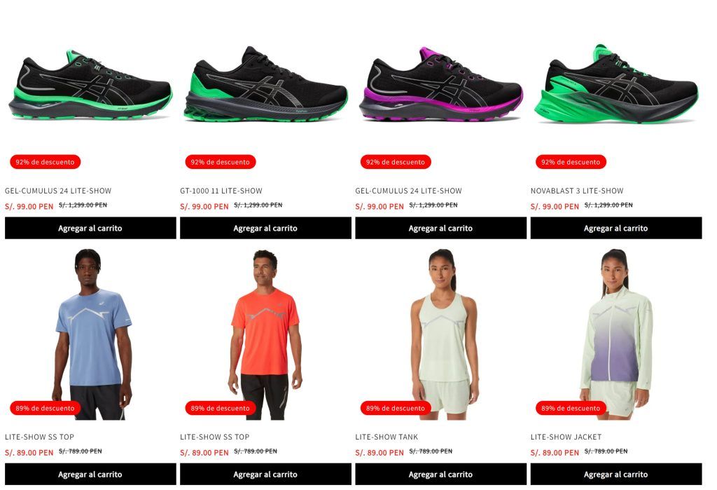 Asics Speru.com Tienda Online Dudosa