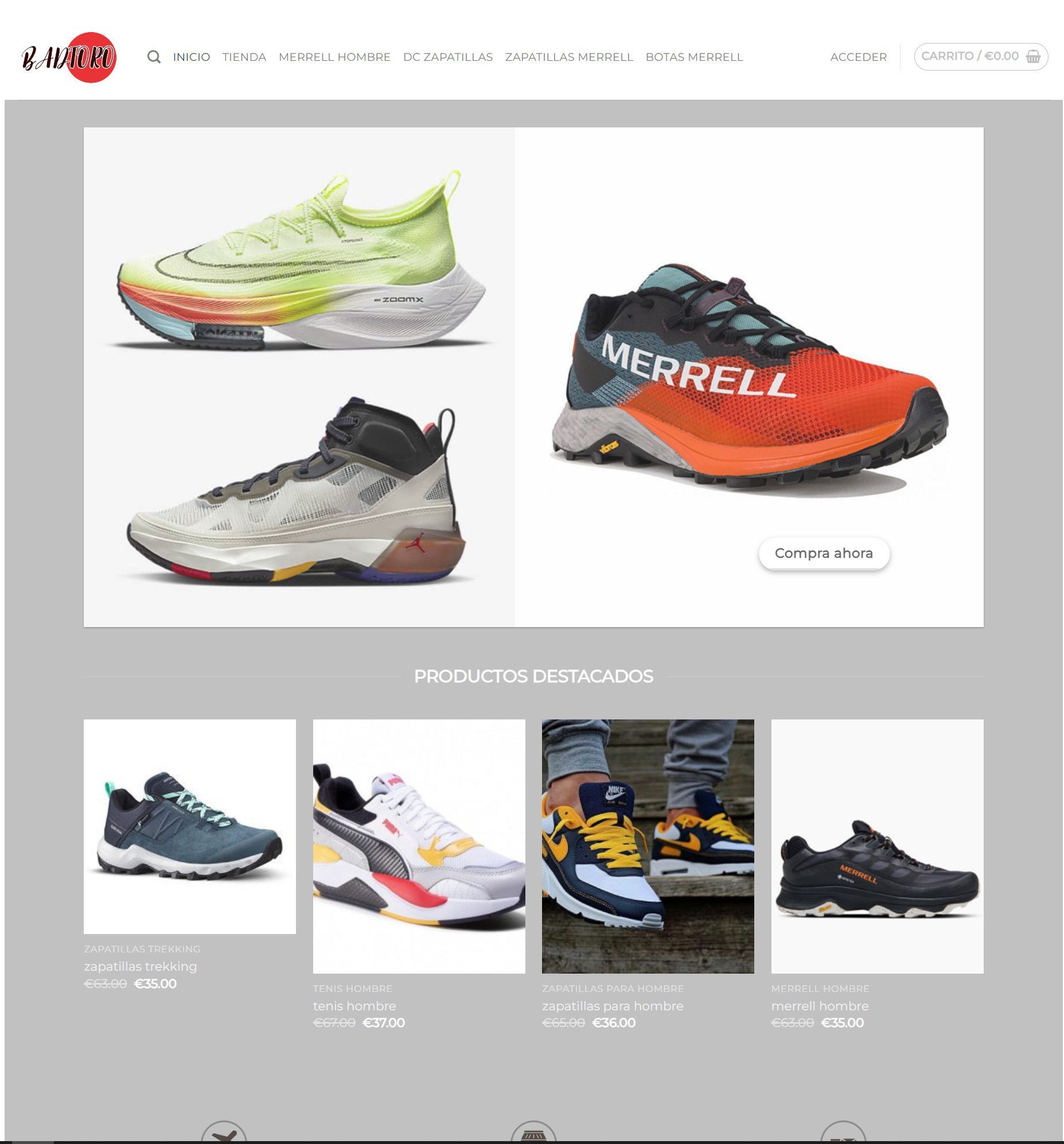 Badtoro.es Tienda Online Dudosa De Zapatillas