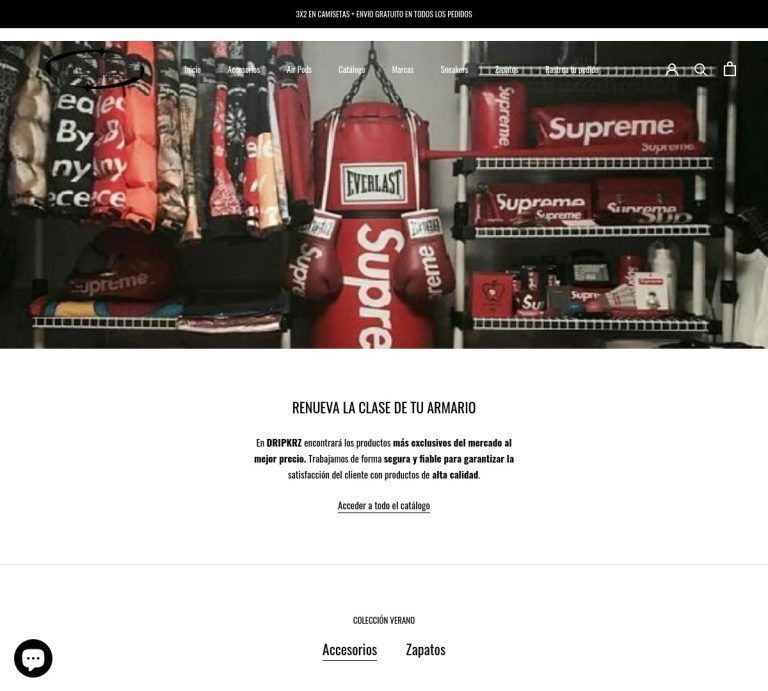 dripkrz.com dripkrz.com Tienda online dudosa de moda
