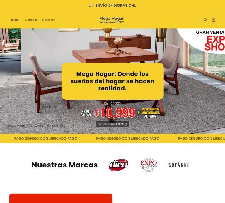 tumegahogar.com tienda online dudosa de muebles