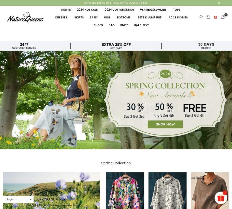 naturequeens.com Tienda online dudosa moda