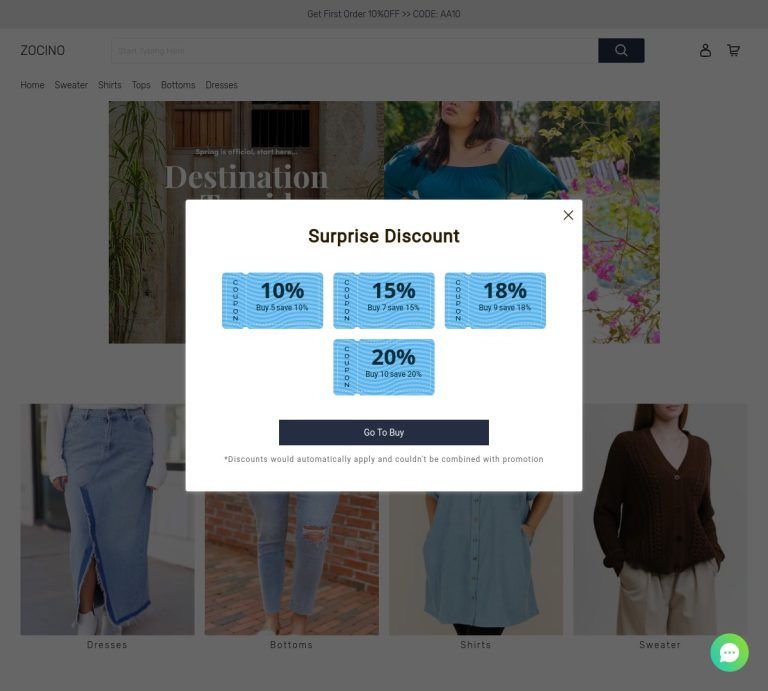 zocino.com tienda online dudosa moda