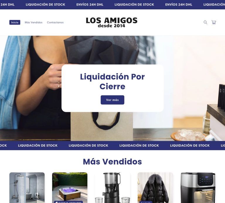 losamigosmexico.com Tienda online dudosa multiproducto