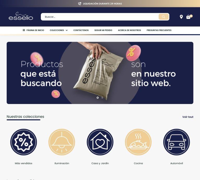 esselio-tienda.com Tienda online dudosa multiproducto