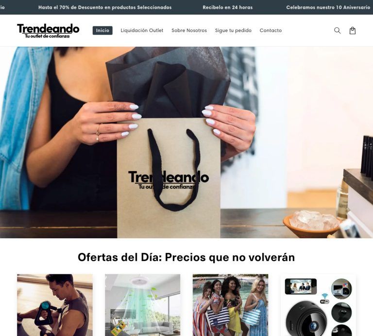 trendeando.com Tienda online dudosa multiproducto