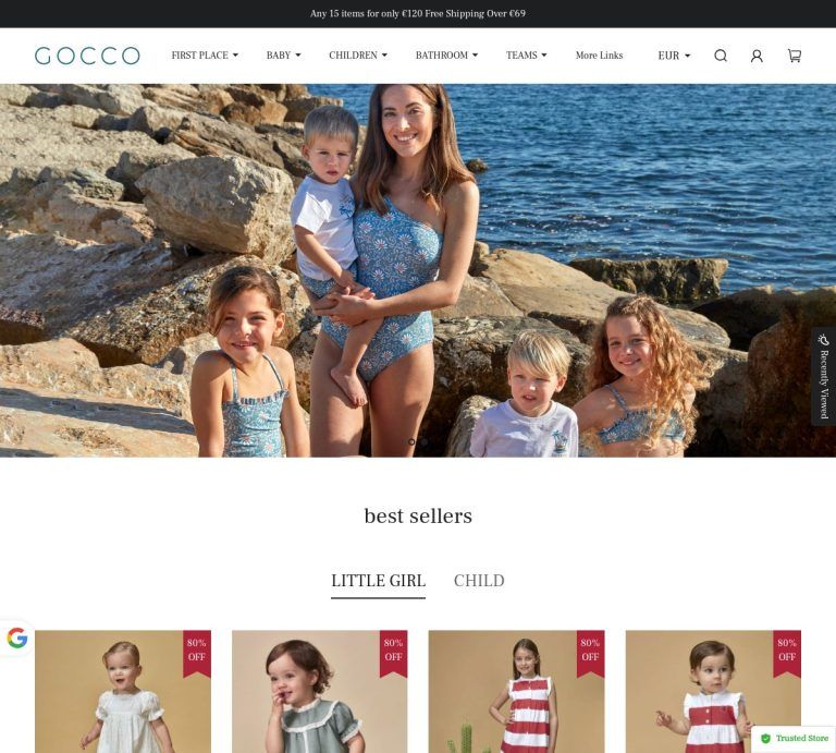 goccovip.com Tienda online dudosa ropa de niños Gocco