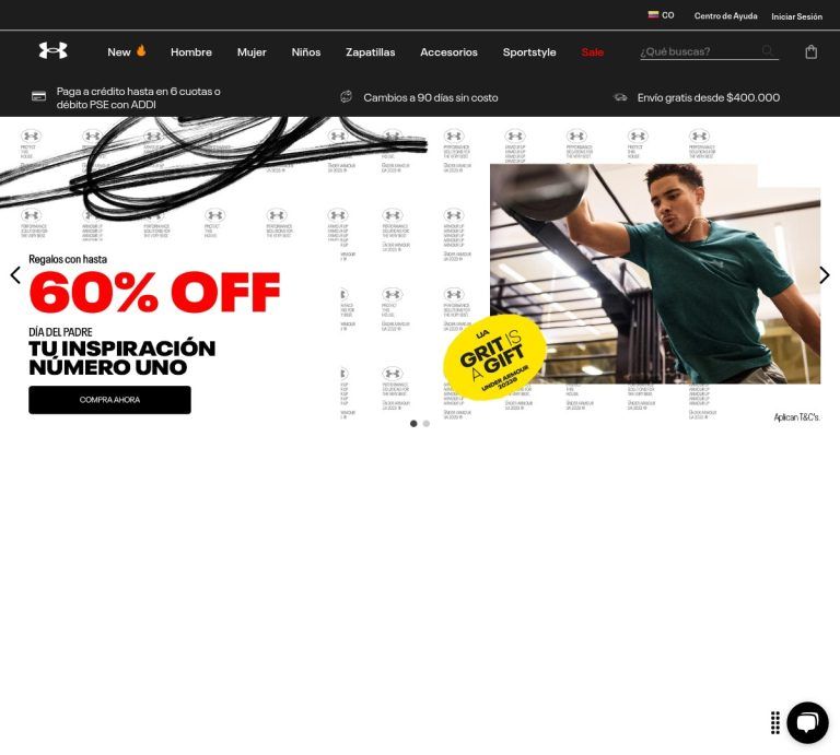 underarmour.com.co Tienda online dudosa Underarmour