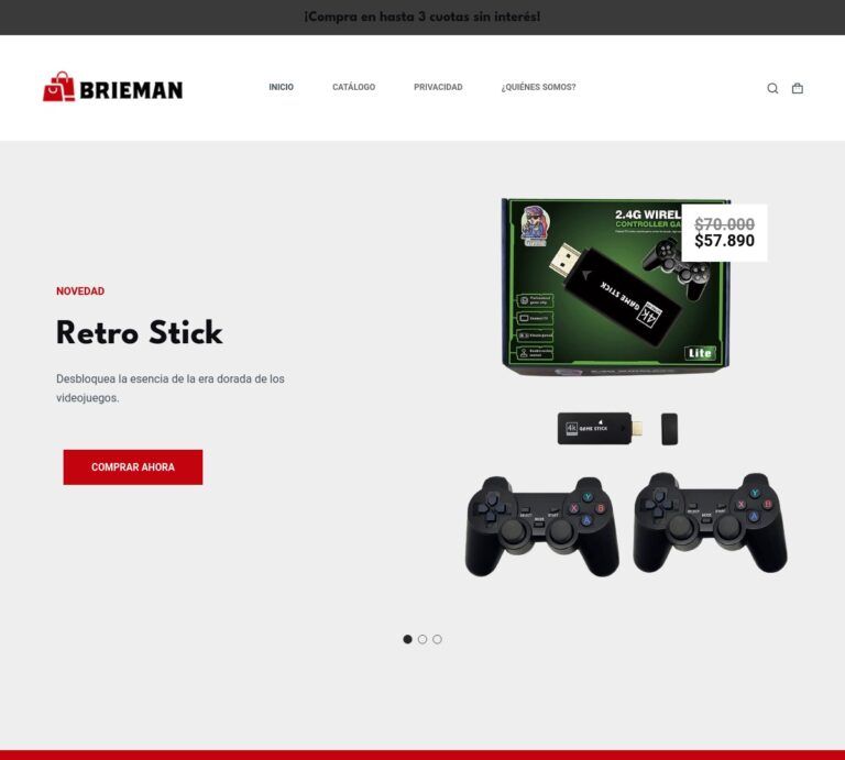 tiendabrieman.com Tienda online dudosa multiproducto