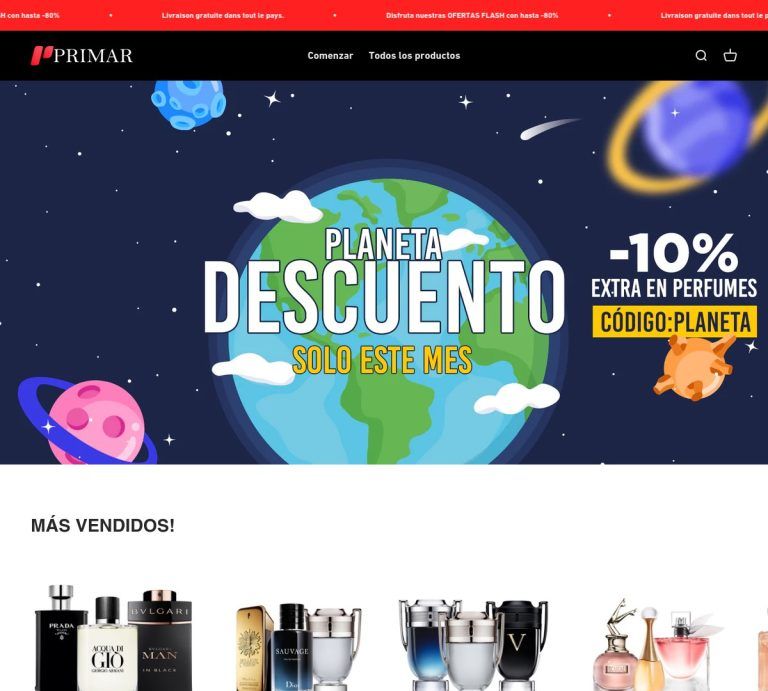 primorperfumaria.com Tienda online dudosa perfumes Primor