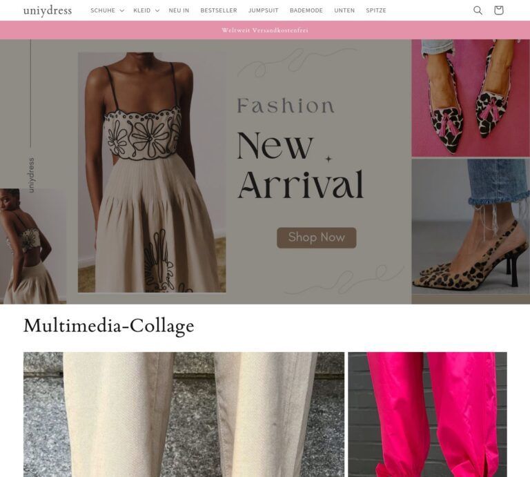 uniydress.com Tienda online dudosa de moda